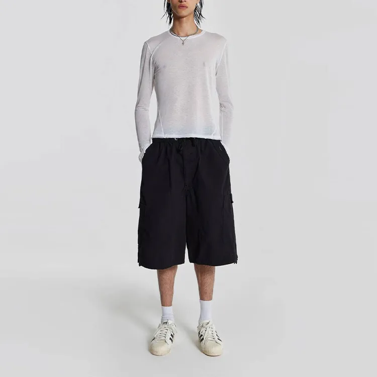 Jaded London Cargo Shorts Unisex Black-2
