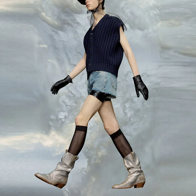 Maison Margiela Ribbed knit Wool Vest-2