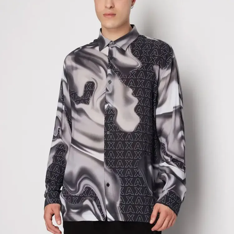 ARMANI EXCHANGEAE FW23 Shirt Men's Black-2