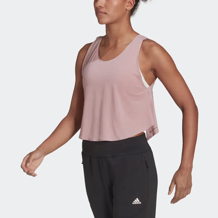 Adidas Tank Tops Women's Purple Pink-1
