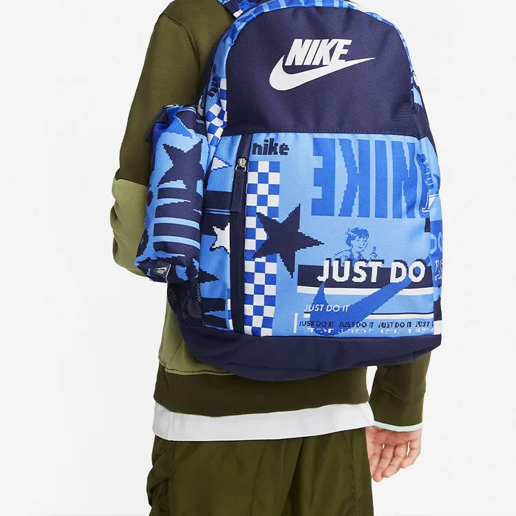 Nike Polyester Backpack Regular Men's Marine Blue-5