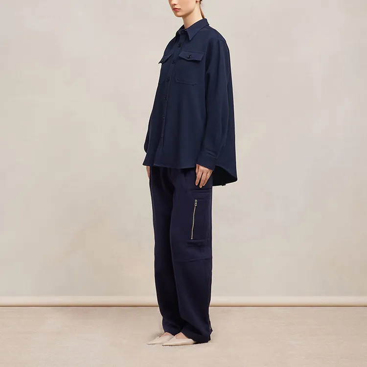 AMIPARIS Chest Pocket Overshirt-2