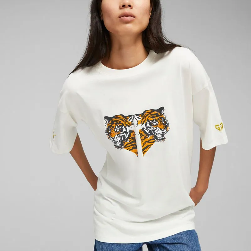 PUMA T Shirts Unisex White-2
