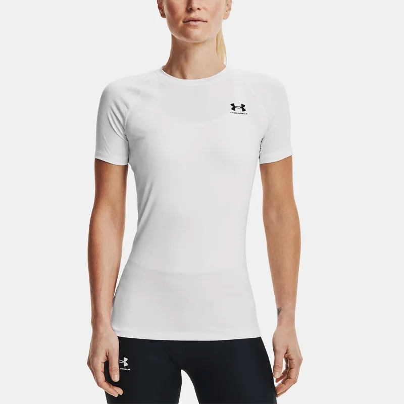 Under Armour HeatGear T Shirts Women's White-2