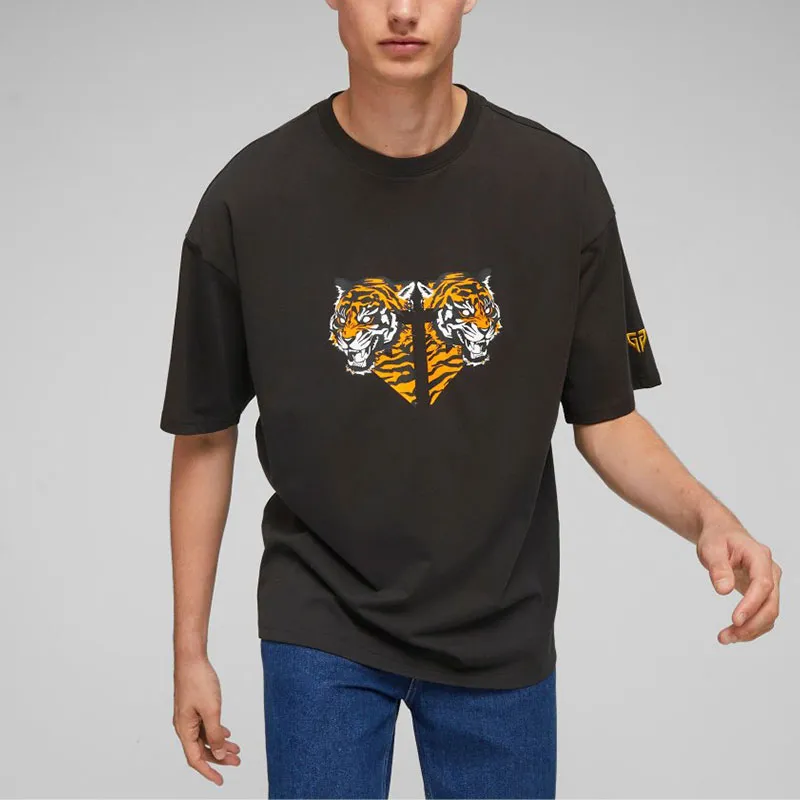 PUMA T Shirts Unisex Black-2