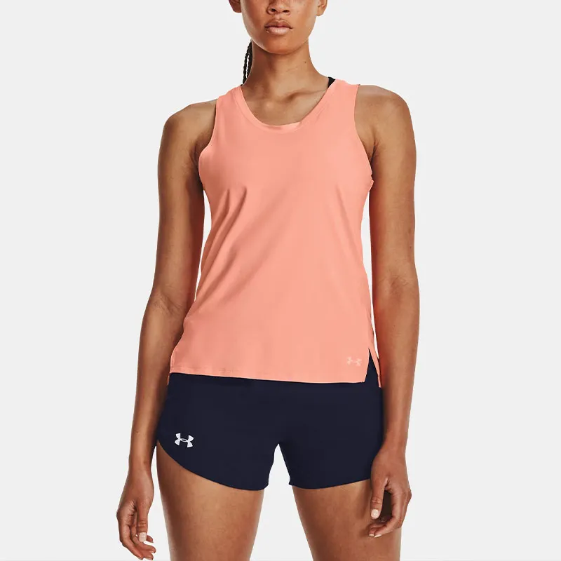 Under Armour Iso Chill Sleeveless Sports Shirts Women's Orange-3