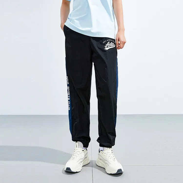 Anta Life Collection Knitted Sweatpants Men's Dark Navy Blue-2