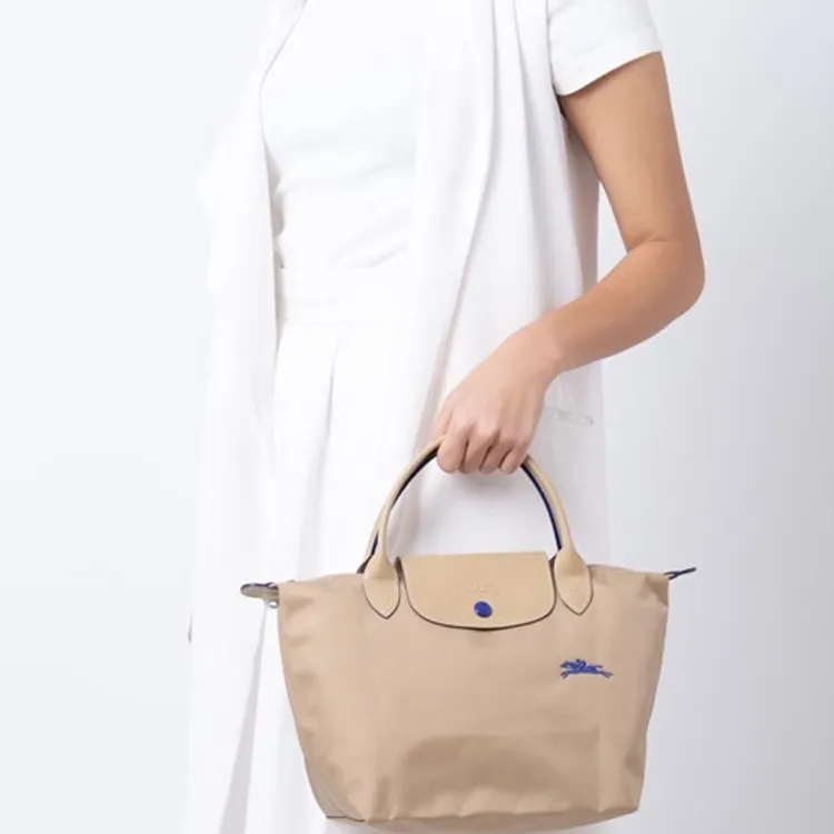 LONGCHAMP Le Pliage Canvas Tote Bag, Shopping Bag, Dumpling Bag, Handbag, Shoulder Bag Medium Size Unisex Khaki-6