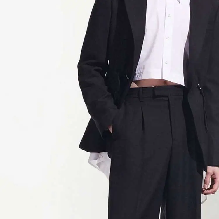 KARL LAGERFELD X Cara Delevingne Drawstring-waist Blazer-4