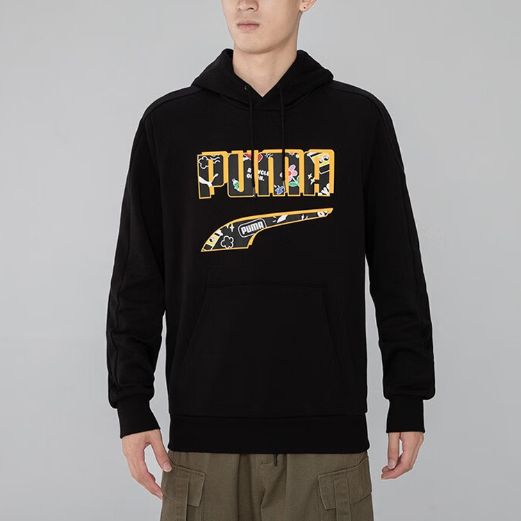 PUMA Sweatshirts Unisex Black S - POIZON