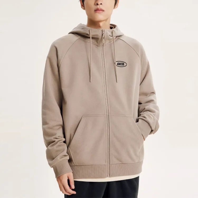Anta Life Collection Sports Life Collection Sweatshirt Unisex Linen Gray-2