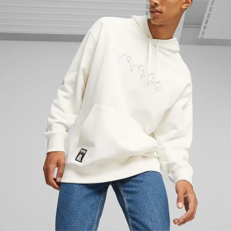 Ripndip X PUMA X RIPNDIP Co branded Series Sweatshirts Men White-3