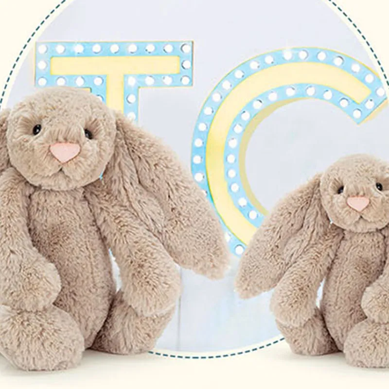 JELLYCAT Bashful Beige Bunny Stuffed Animal-3