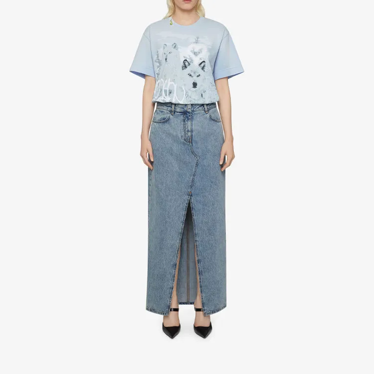 Givenchy T-Shirts Women's Light Blue-2