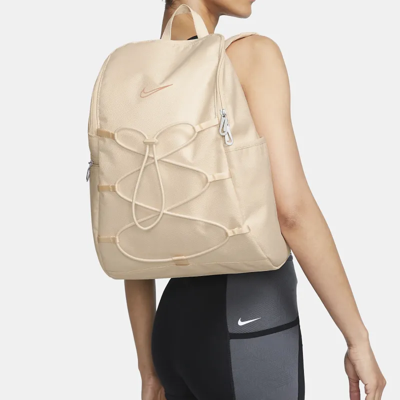 Nike Polyester Backpack Regular Unisex Beige-4