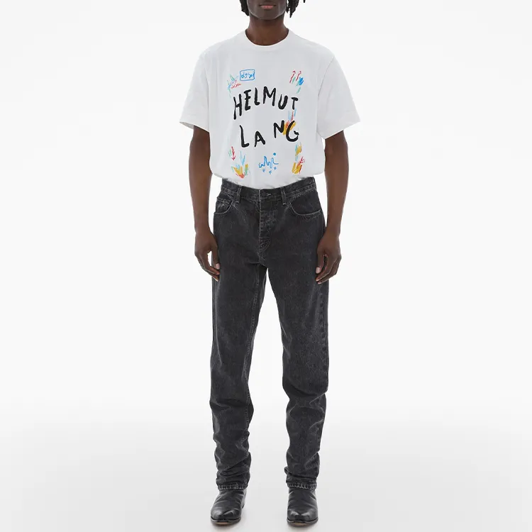 Helmut Lang Jeans Men Washed Charcoal-1