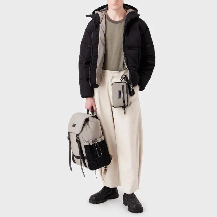 EMPORIO ARMANI Logo tape Down Padded Jacket-3