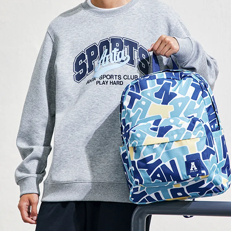 Anta Sports Life Collection Oxford Backpack Regular Unisex Spectral Blue-1