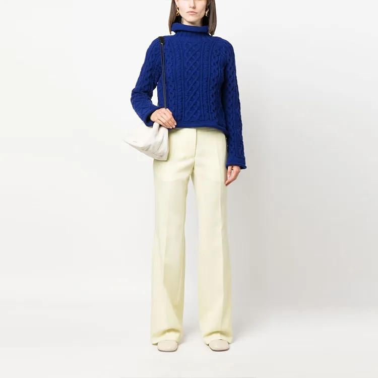 JIL SANDER Casual Pants Women's Pink Wax Yellow-3