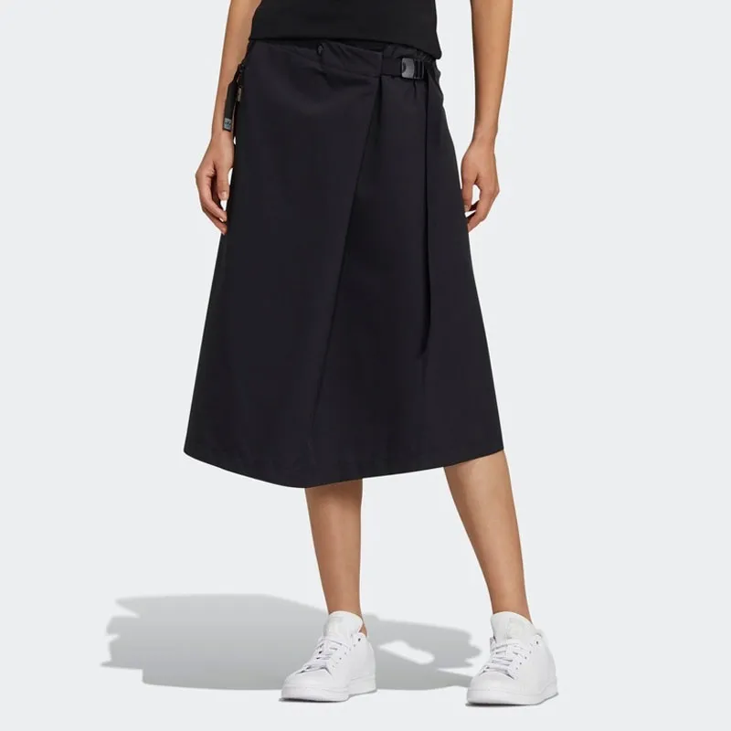 Adidas Originals Casual Long Skirts Women's Black-1