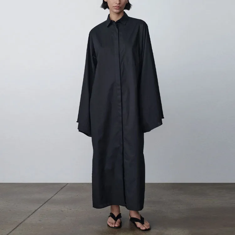 THE ROW Long-Sleeved Dresses Women's Black-2