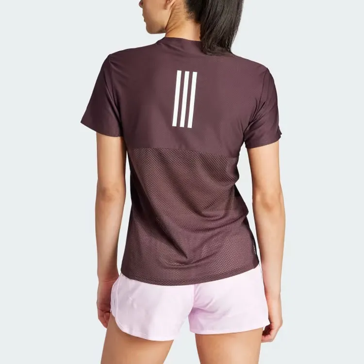 Adidas Marathon 20 T-Shirts Women's Contour Brown-2