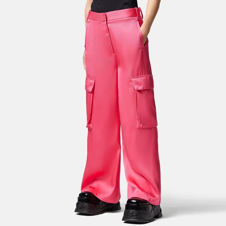 VERSACE Casual Pants Women's Pink-1