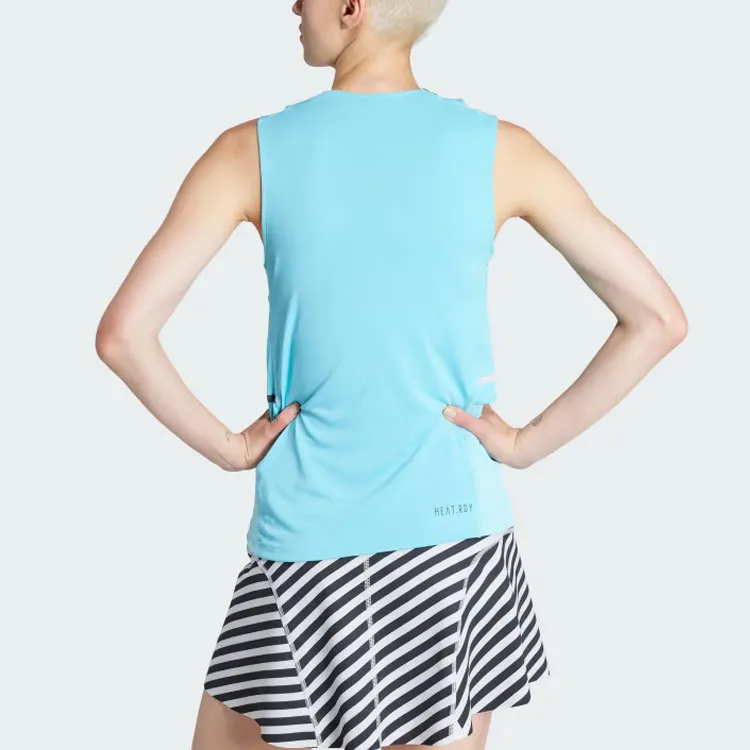 Adidas Free Shipping With AdiClub Tennis HEAT.RDY Match Tank Top-2