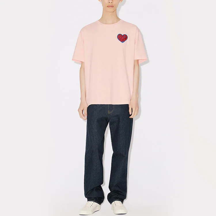 KENZO T Shirts Unisex Light Pink-2