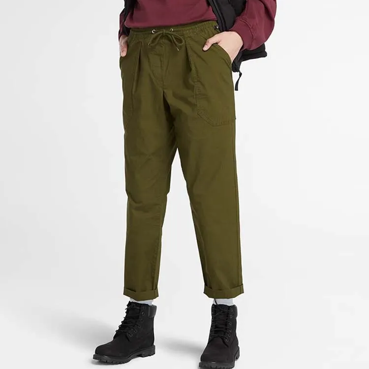 Timberland Casual Pants Women's Dark Olive Green-3