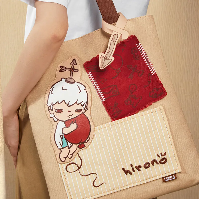 POP MART HIRONO Canvas Shoulder Bag Regular Unisex-2