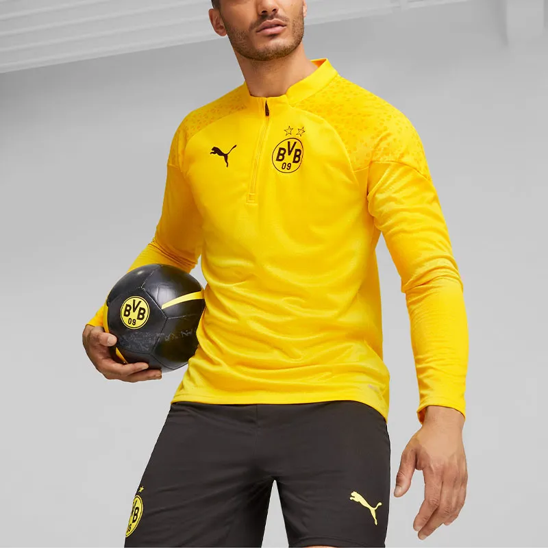 PUMA Borussia Dortmund Soccer Jerseys Men Yellow-2