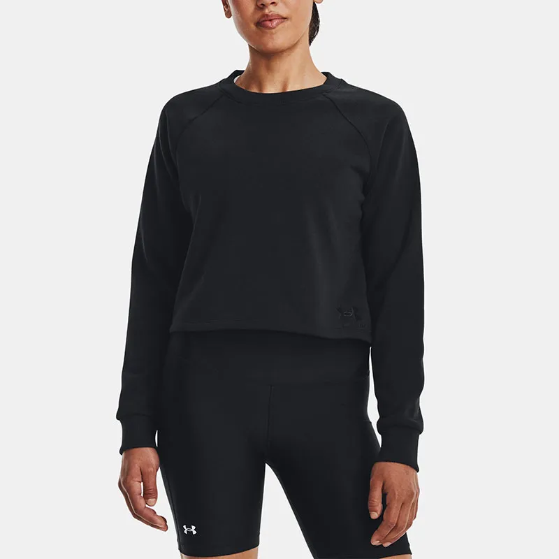 Under Armour Raglan Sleeve T Shirt Women's Black-2