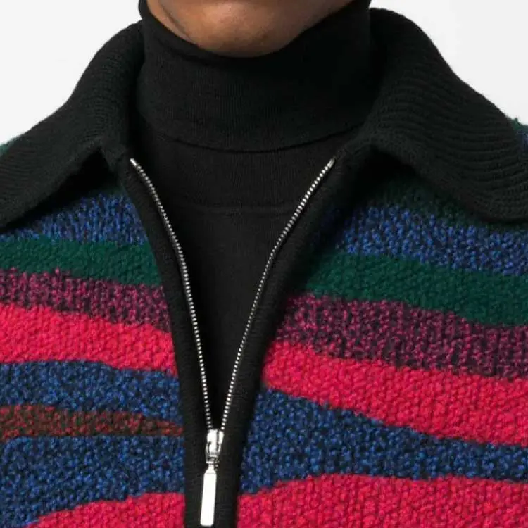 MISSONI Fleece texture Zip fastening Jacket-4