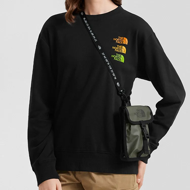 THE NORTH FACE Wear Resistant Material Crossbody Bag Shoulder Bag Unisex Green-4