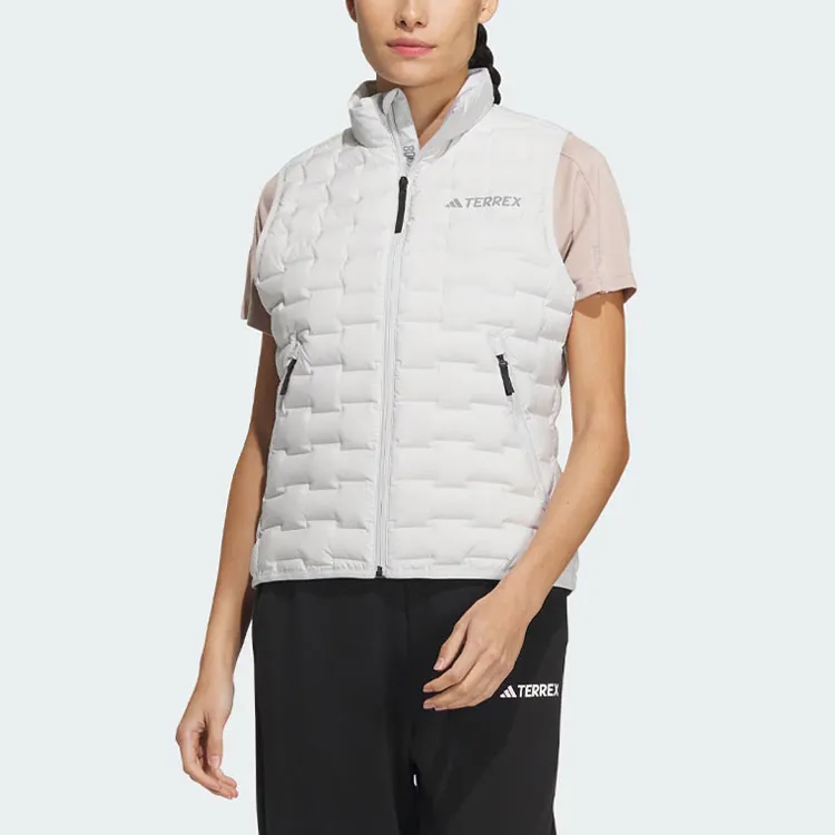 Adidas Vests Women's Light Gray-1