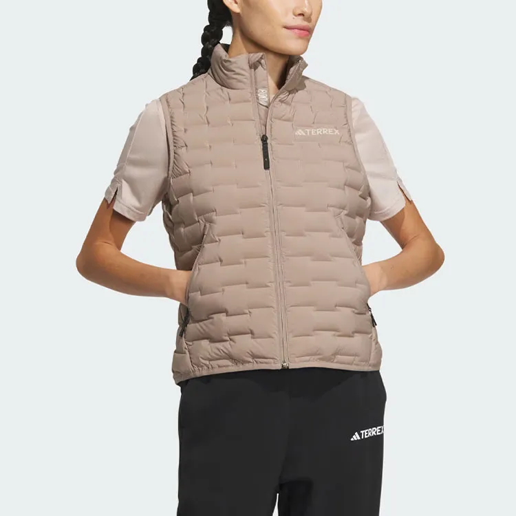 Adidas Vests Women's Pink Brown-1