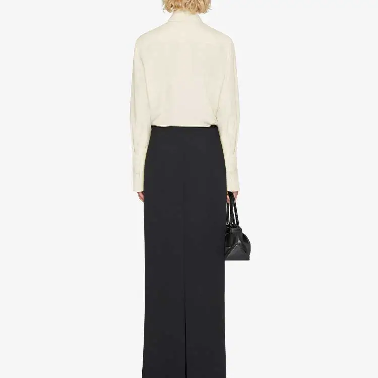 Givenchy Long Lavalliere Blouse-2