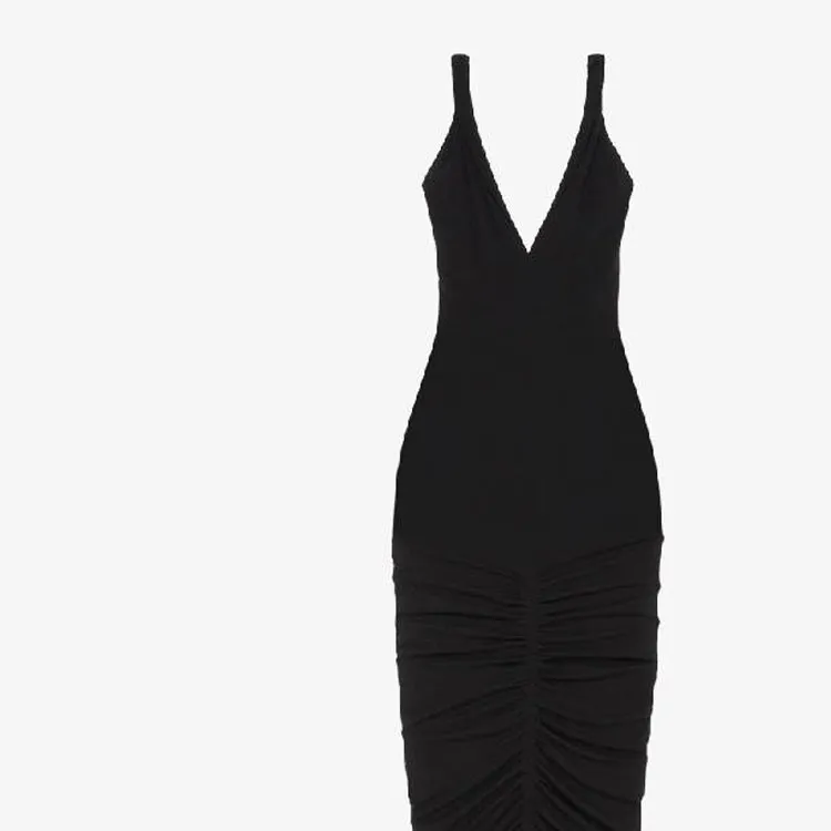 Givenchy Twisted Straps Ruched Dress-3