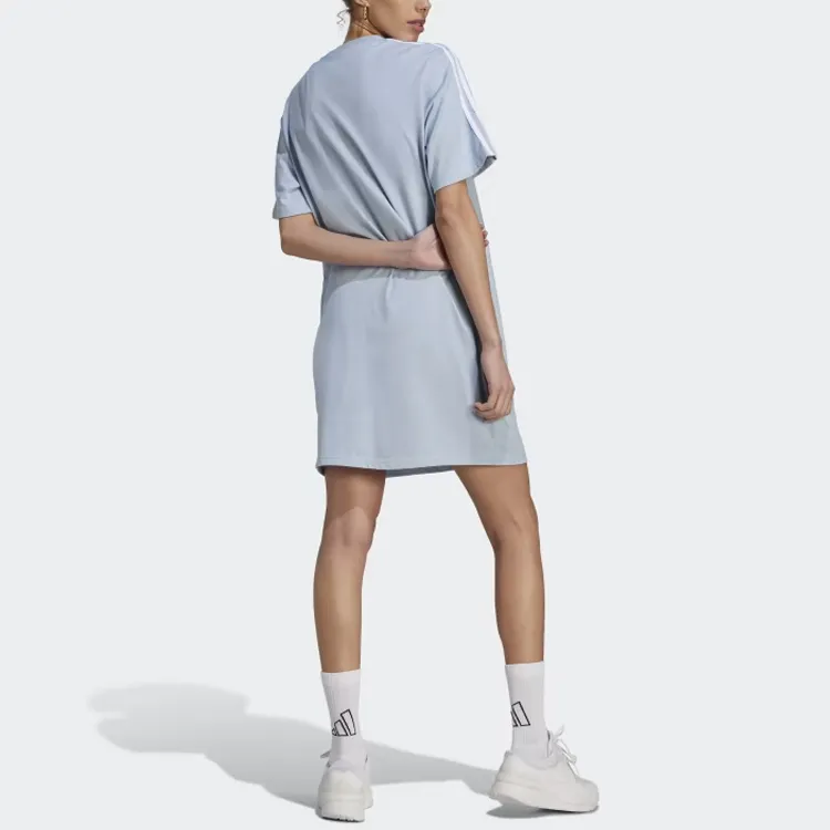 Adidas Essential Short-Sleeved Dresses Women's Light Blue-2