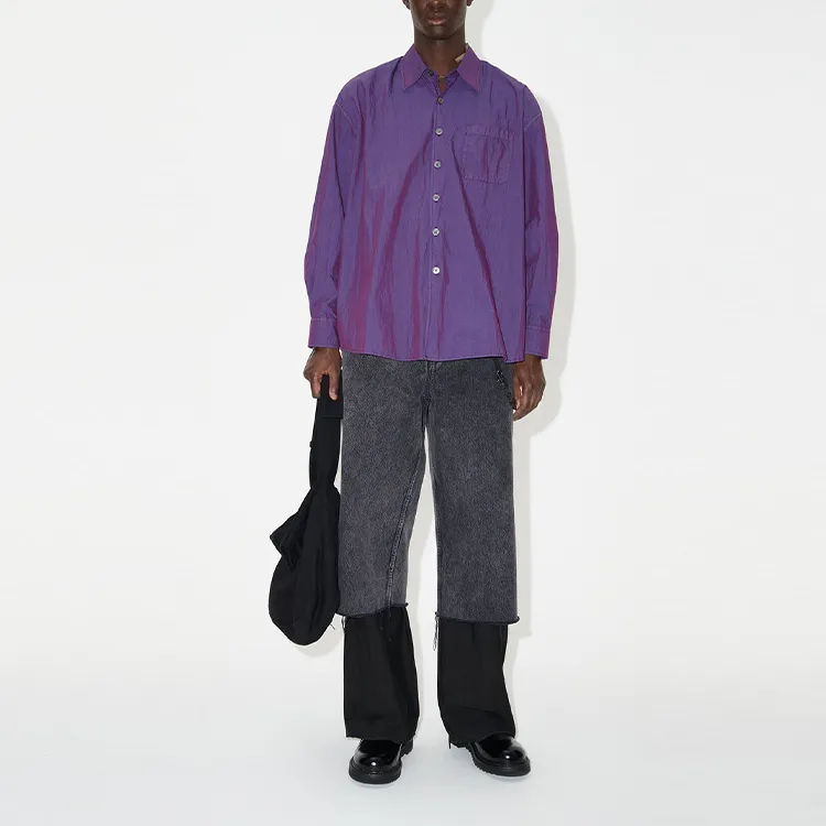 OUR LEGACY Shirts Men Purple-1