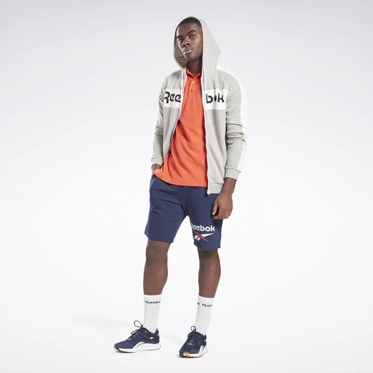 Reebok Sports Shorts Men Navy Blue-1