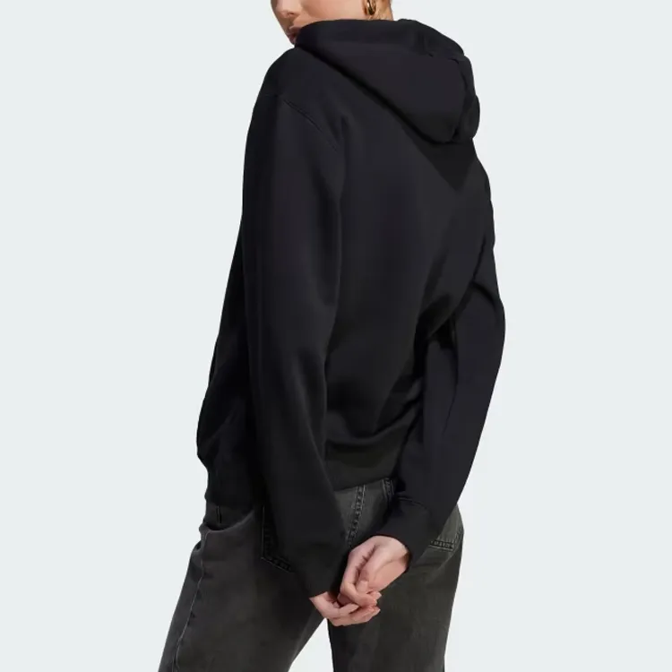 Adidas Free Shipping With AdiClub Essentials Big Logo Regular Fleece Hoodie-3