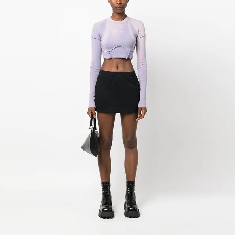 Vetements Push Up Molton Mini Skirt 'Black'-1