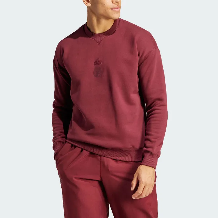 Adidas Bayern Sweatshirts Men Dark Red-1