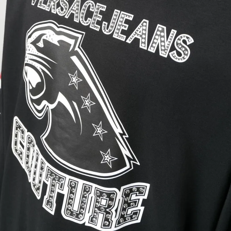 VERSACE JEANS Couture Logo print Long sleeve Top-4