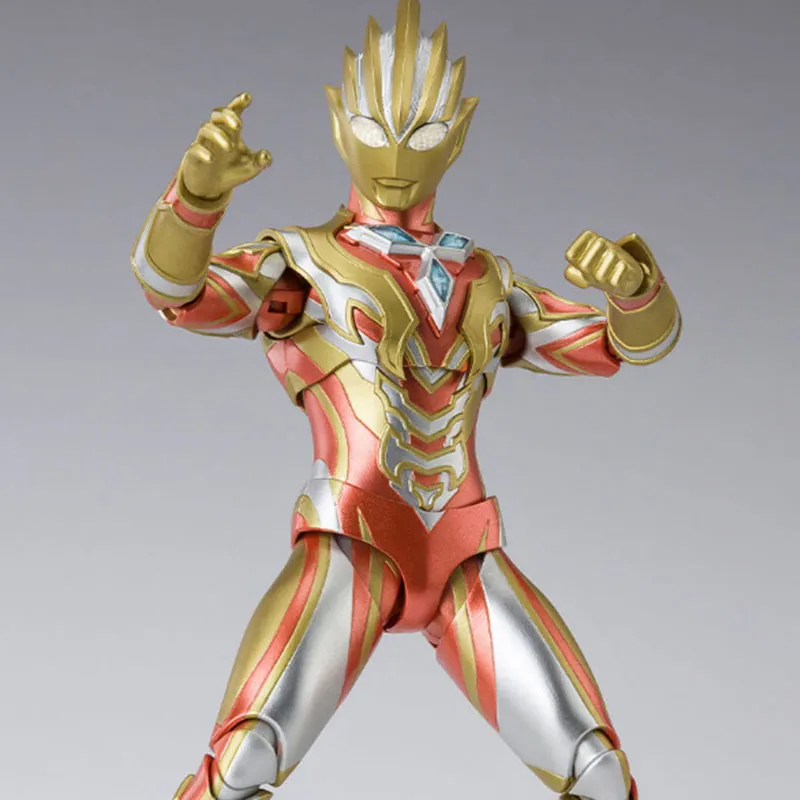 BANDAI Soul Limit, Ultraman Trigger SHF Timeless Sparkling Shape Action Figures-3
