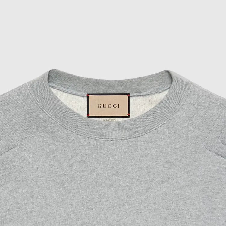GUCCI Logo Printed Crewneck Sweatshirt-4