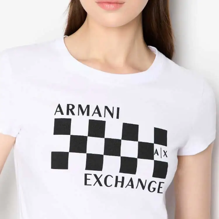 ARMANI EXCHANGE T Shirts Women's White-4