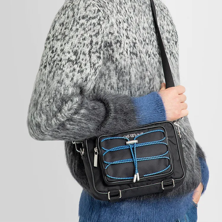 OFF WHITE Courrier Camera Bag Black-3